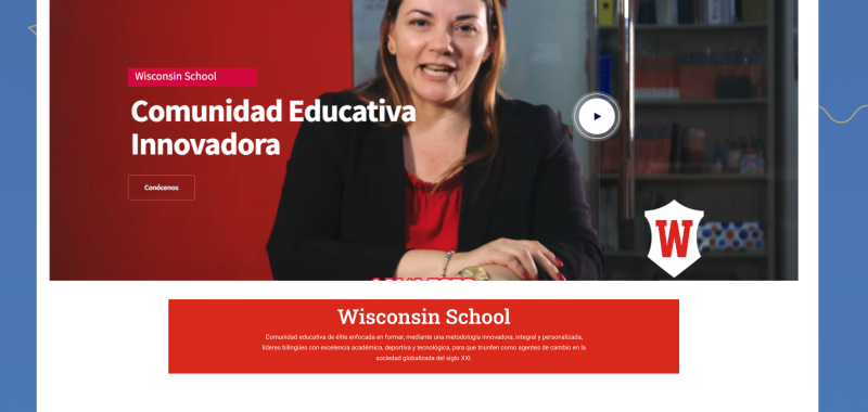 Sitio web Escuela Wisconsin